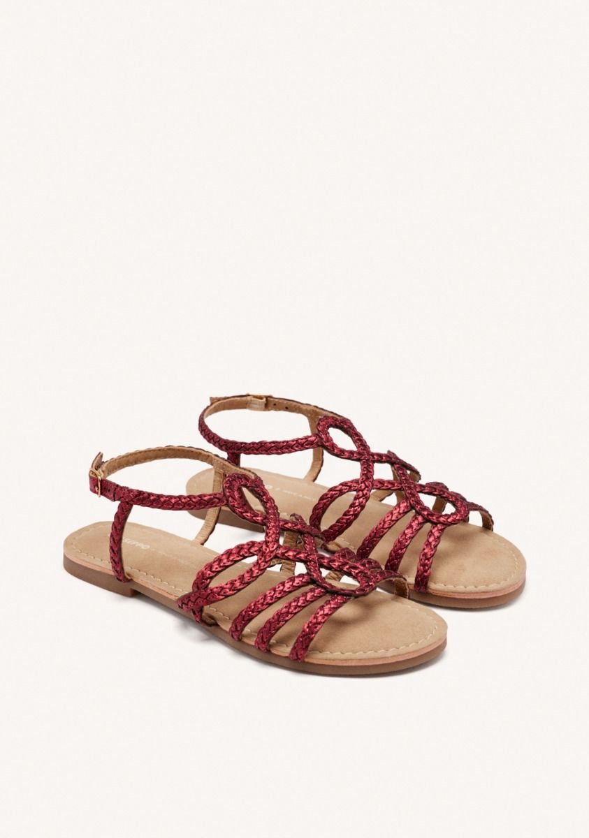 SANDALIAS PIEL TRENZADA YAKIMA