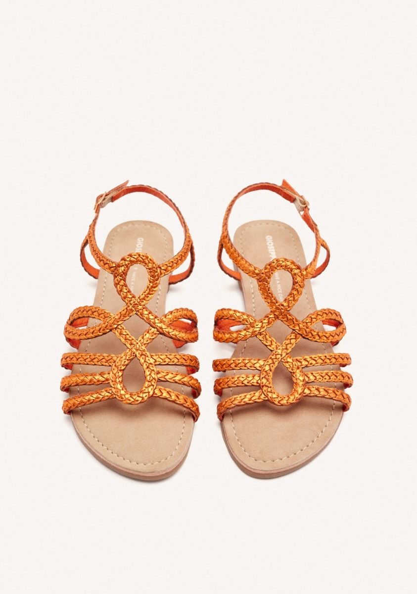 SANDALIAS PIEL TRENZADA YAKIMA