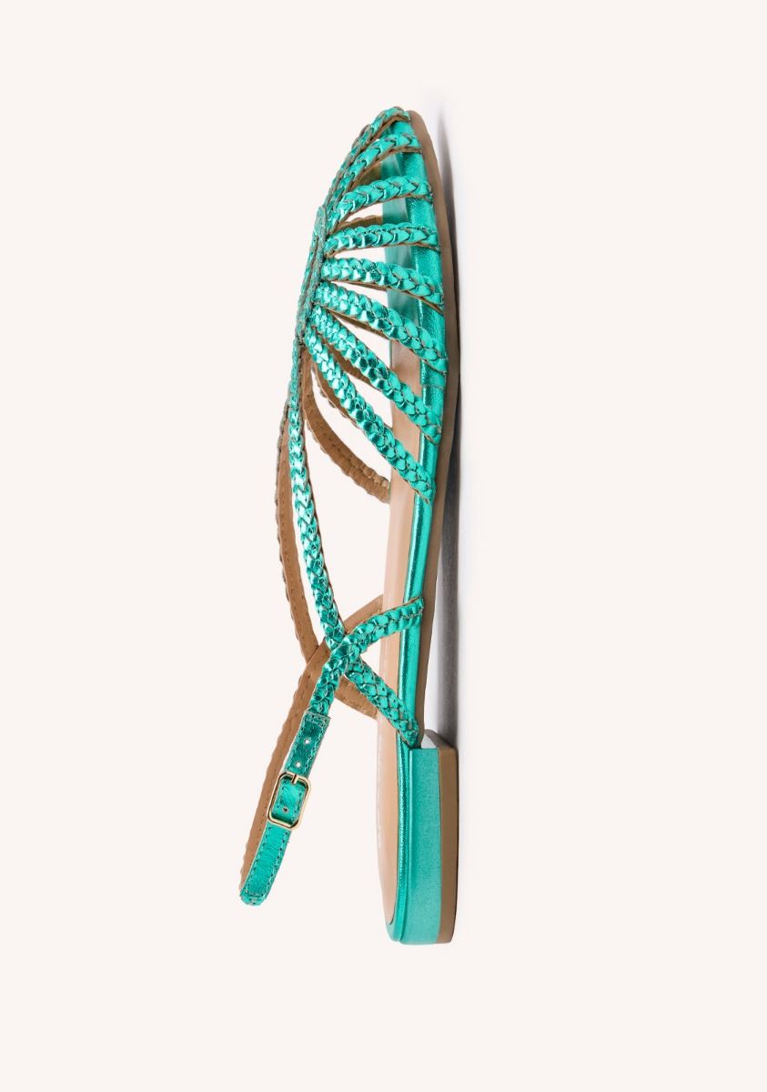 MULES PIEL TRENZADA HINGHAM