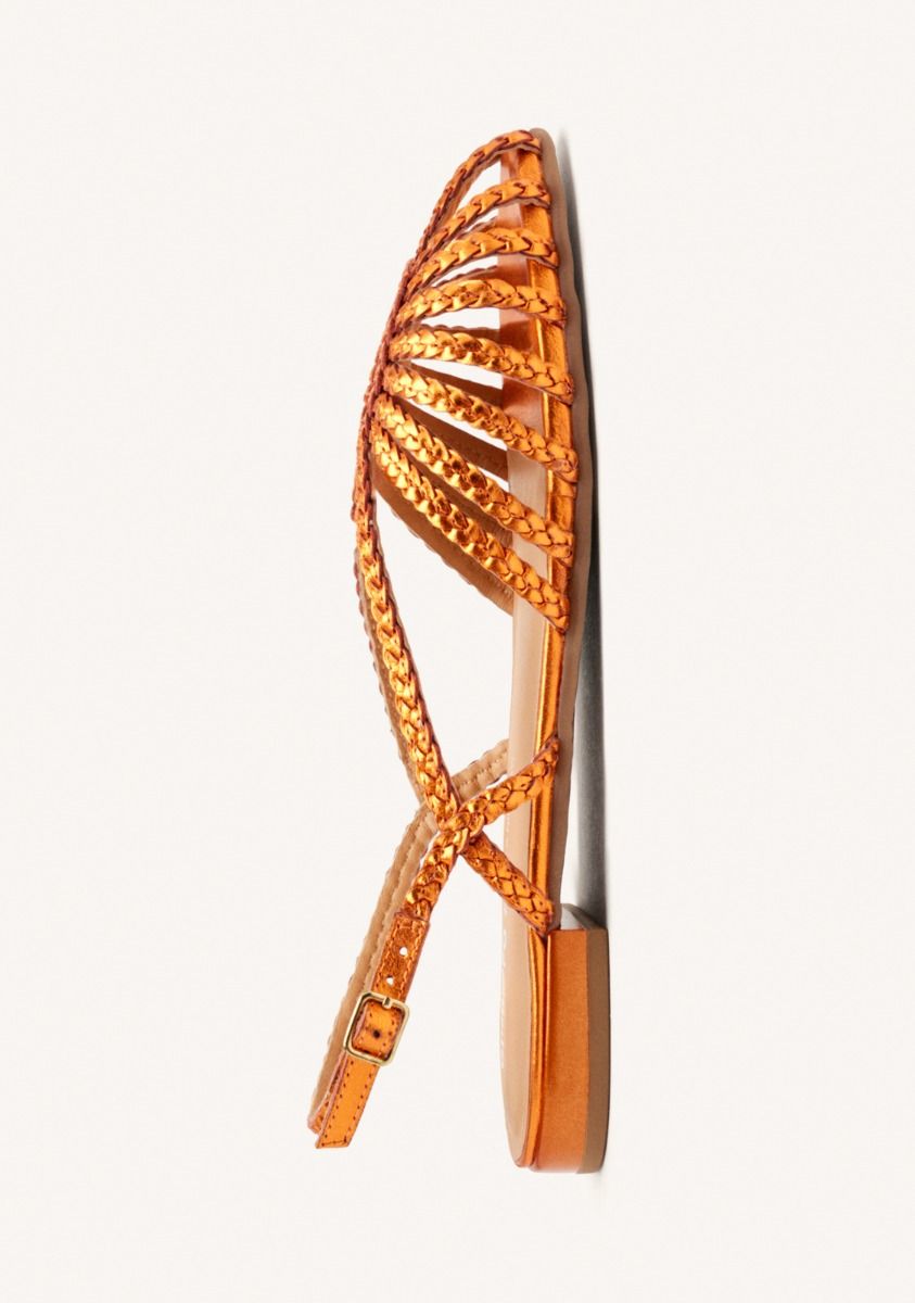 MULES PIEL TRENZADA HINGHAM